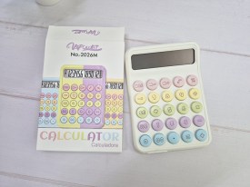 Calculadora grande teclas redondas